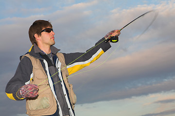 Image showing Flyfishing #6