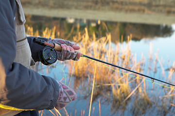 Image showing Flyfishing #21