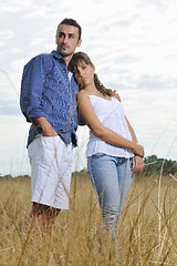 Image showing happy young couple have romantic time outdoor