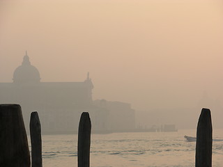 Image showing Foggy day in Venice