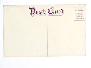 Image showing Vintage decorative postcard