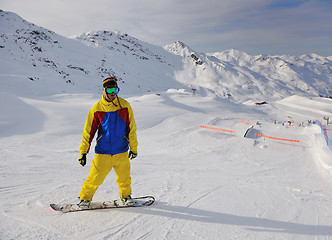 Image showing man winter snow ski