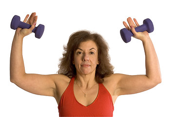 Image showing woman exercising