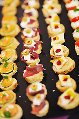 Image showing buffet food closeup