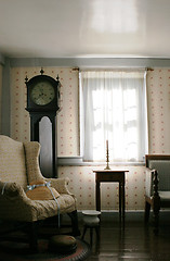 Image showing Living room in a historical home