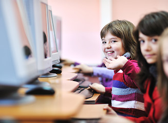 Image showing it education with children in school