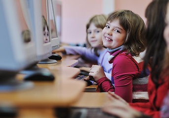 Image showing it education with children in school