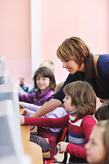 Image showing it education with children in school