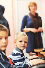 Image showing it education with children in school