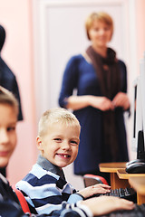 Image showing it education with children in school