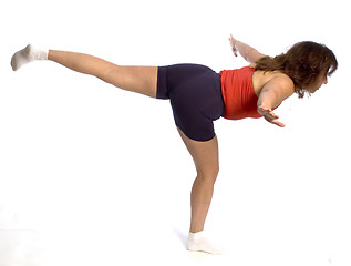 Image showing woman exercising