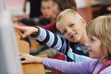 Image showing it education with children in school