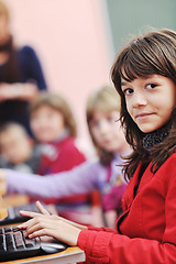 Image showing it education with children in school