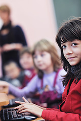 Image showing it education with children in school