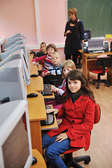 Image showing it education with children in school