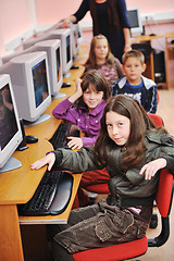 Image showing it education with children in school