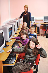 Image showing it education with children in school