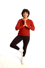 Image showing woman exercising