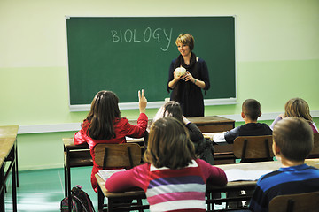 Image showing learn biology in school