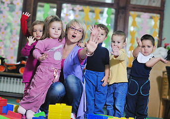 Image showing preschool  kids