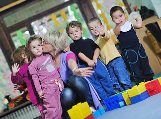 Image showing preschool  kids