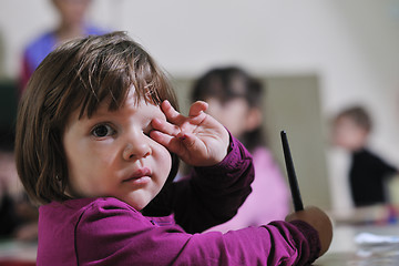 Image showing preschool  kids