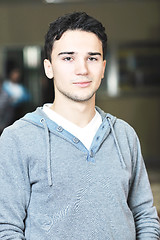 Image showing student male portrait at campus