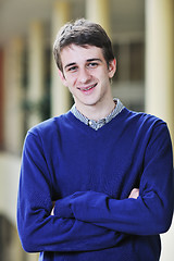 Image showing student male portrait at campus