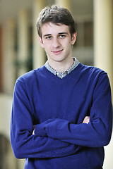 Image showing student male portrait at campus