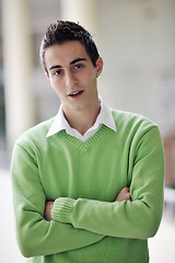 Image showing student male portrait at campus