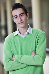 Image showing student male portrait at campus