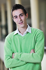 Image showing student male portrait at campus