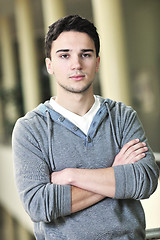 Image showing student male portrait at campus