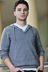 Image showing student male portrait at campus