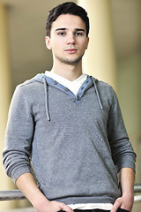 Image showing student male portrait at campus