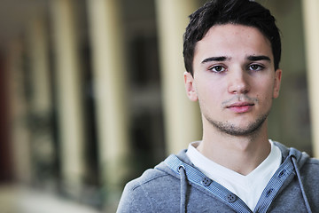 Image showing student male portrait at campus