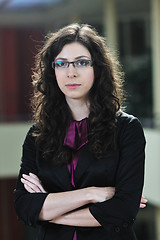 Image showing student girl portrait at university campus 