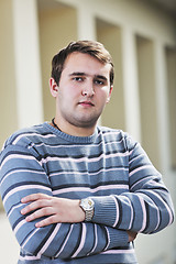 Image showing student male portrait at campus