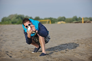 Image showing amateur photographer taking snapshot photo