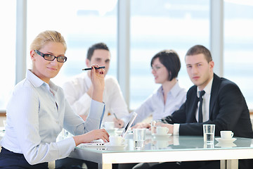 Image showing group of business people at meeting