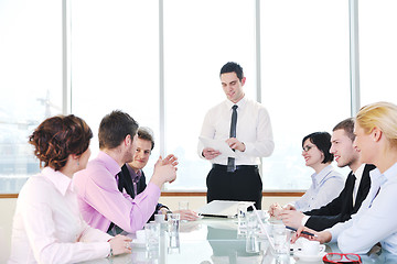 Image showing group of business people at meeting