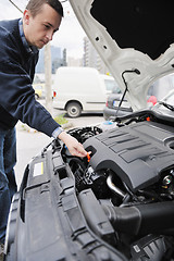 Image showing man car repair