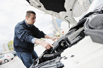 Image showing man car repair