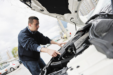 Image showing man car repair