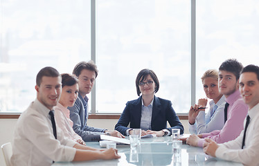 Image showing group of business people at meeting