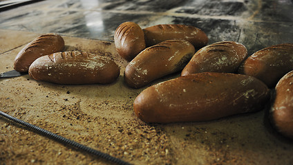 Image showing bread factory production