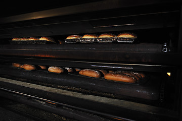 Image showing bread factory production