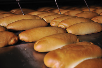 Image showing bread factory production