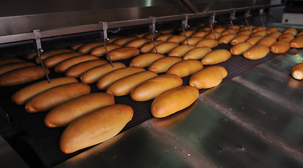 Image showing bread factory production