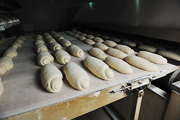 Image showing bread factory production